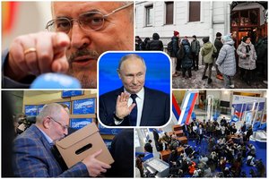 Artėjant prezidento rinkimams Rusijoje – netikėtas karą smerkiančio B. Nadeždino iškilimas