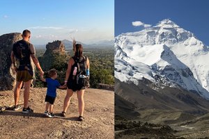 Dvimetis pasiekė rekordą užkopęs į Everesto bazinę stovyklą: ne visi džiaugiasi jo pasiekimu