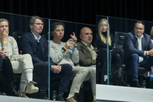 Daviso taurę Vilniuje stebėjo ir Darius Mockus su žmona, ir Jonas Garbaravičius su mylimąja