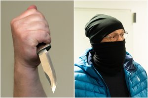 Kruvinas išpuolis Kauno degalinėje: grįžęs iš kalėjimo recidyvistas 4 kartus peiliu smogė policininkui