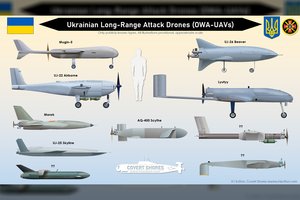 Ugnis iš dangaus: apžvelgė, kokius dronus ukrainiečiai naudoja giliai Rusijos užnugaryje