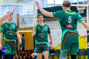 „Sūduvos“ tinklininkai nutraukė 11-os šiauliečių pergalių seriją Lietuvos čempionate