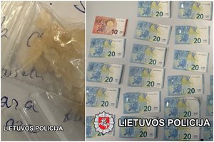 Su narkotikais Vilniuje įkliuvo du vyrai