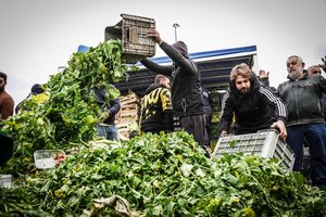 Prie Romos vartų renkasi ūkininkai – žada atgabenti bent 1,5 tūkst. traktorių