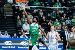 „Žalgiris“ Kaune „Juventus“ viltį sumaitojo per 12 minučių – dvikovą laimėjo 38 taškų skirtumu