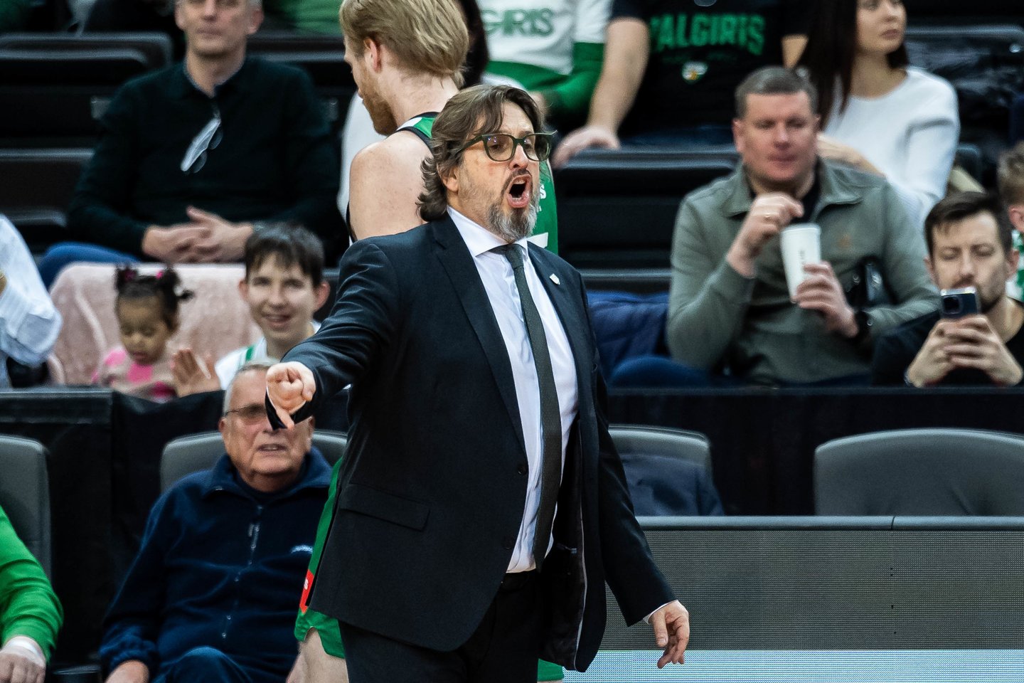 Kauno „Žalgirio“ treneris Andrea Trinchieri.<br>G.Bitvinsko nuotr.