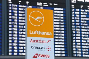 Dėl streiko „Lufthansa“ oro linijoms teks atšaukti iki 90 proc. skrydžių