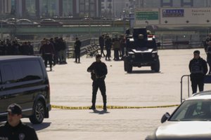 Turkijoje nukauti „teroro išpuolį“ prie Stambulo teismo mėginę surengti užpuolikai