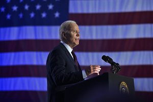 J. Bidenas: „Jei nesustabdysime V. Putino apetito valdžiai ir kontrolei, jis neapsiribos vien tik Ukraina“
