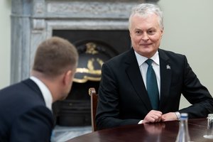 G. Nausėda galiausiai pasisakė apie susitikimą su G. Landsbergiu: reikia dar šiek tiek laiko