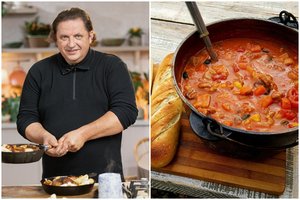 Troškinys su kiaulienos kumpiu: šaltiems žiemos vakarams