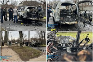 Nikopolyje nužudytas vietos valdžios pareigūnas: rastas nušautas sudegusiame automobilyje