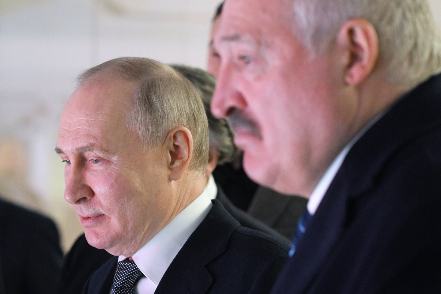 V. Putinas ir A. Lukašenka.<br>EPA-ELTA nuotr.