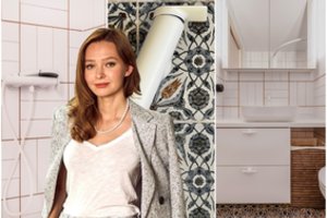 Sename Žirmūnų bute Medeina stebuklingai pakeitė ir vonios kambarį: viskas pažingsniui