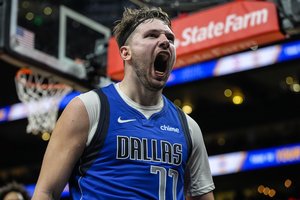 L. Dončičius su „Mavericks“ sugebėjo palaužti septynių „Knicks“ žaidėjų pasipriešinimą