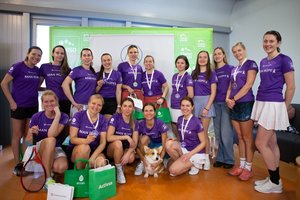 Vilniuje surengtas teniso turnyras Pasaulinei kovos prieš vėžį dienai paminėti