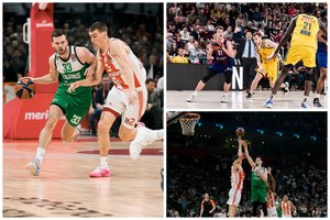 Pažymiai Eurolygos lietuviams: psichologiškai tvirtas T. Dimša ir puikūs L. Birutis bei R. Jokubaitis