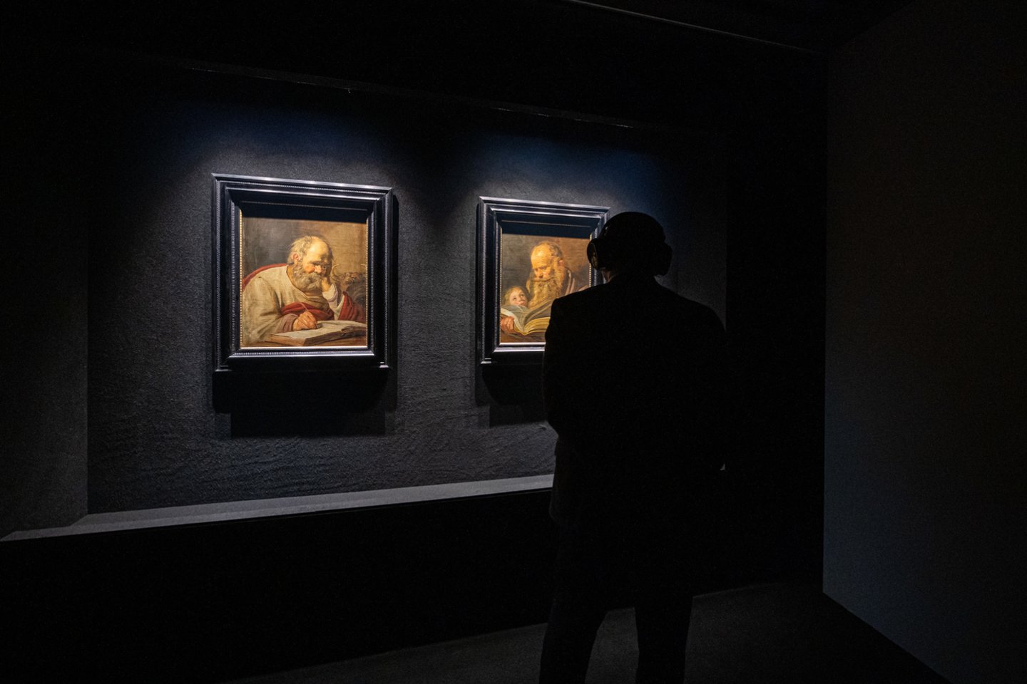 Ekspozicija „Šedevro kambarys. Franso Halso evangelistai iš Odesos Vakarų ir Rytų dailės muziejaus kolekcijos“ LNDM Radvilų rūmų dailės muziejuje.<br>Gintarės Grigėnaitės nuotr.