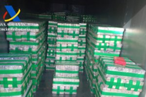 Ispanijoje sulaikyta 8 tonų kokaino siunta