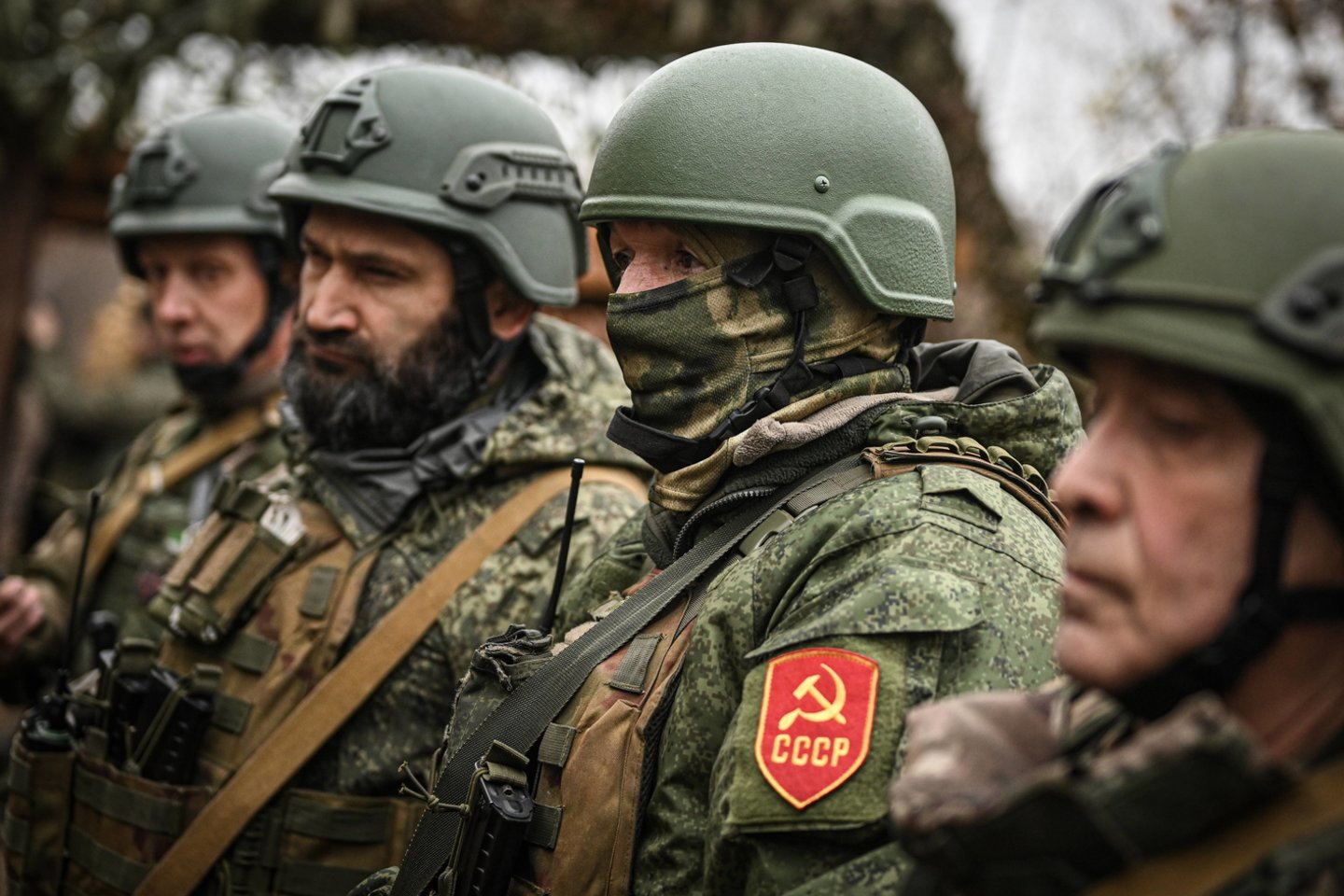 Karas Ukrainoje. Rusijos kareiviai.<br> IMAGO/Scanpix nuotr.