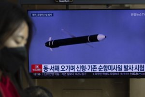 Dar viena eskalacija: Šiaurės Korėja paleido kelias sparnuotąsias raketas