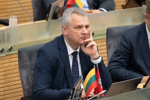 Seimo narys V. Jukna traukiasi iš Darbo partijos frakcijos