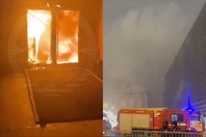 Maskvoje – dar vienas didelis gaisras: pranešama apie galimas žmonių aukas