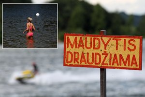 Specialistės įspėjimas: į šiuos ežerus bei upes geriau nebristi 