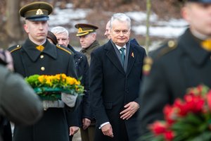 G. Nausėda Vasario 16-osios minėjime: Lietuvos laisvės kovotojų atminimas niekada nebus pamirštas