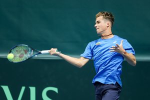 Trečiąją turnyro raketę įveikęs V. Gaubas žengė į „Futures“ turnyro pusfinalį