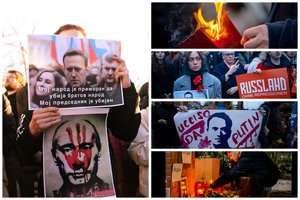 Po A. Navalno mirties – sujudimas visame pasaulyje: degina pasus, neša gėles ir ragina rusus vienytis