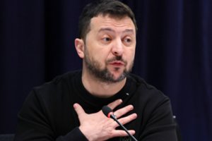 V. Zelenskis: jei D. Trumpas atvyks į Ukrainą, aš pasiruošęs nuvažiuoti su juo į frontą