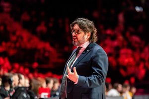 Dėl D. Giedraičio traumos prastų žinių turėjęs A. Trinchieri – apie buvusių „Partizan“ trenerių akistatą ir nesvarbų varžovą KMT finale