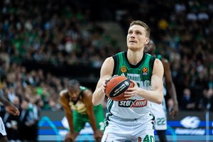 M. Grigonis nevykusiai metė tritaškius, bet „Panathinaikos“ žais Graikijos taurės finale
