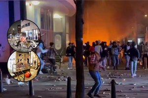 Nyderlanduose išeiviai iš Eritrėjos sukėlė riaušes: dužo langai, degė automobiliai