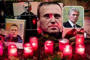 Po kaltinimų dėl A. Navalno mirties – Kremliaus reakcija: įvertino „vulgarius pareiškimus“