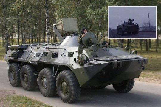 Internete pasirodė vaizdo įrašas, kuriame matyti, kad rusų okupantai paskutinėmis kovų dėl Avdijivkos dienomis naudojo ypač retą karinę mašiną „ZS-88 Delytel“
