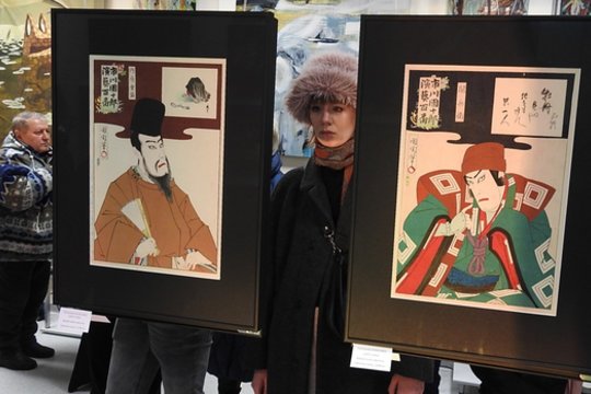 Uostamiesčio „Galerijoje Liceum“ – paroda „Kabuki teatro veidai“.