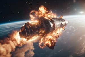 Žemės atmosferoje sudegė daugiau nei dvi tonas svėręs kosminis palydovas