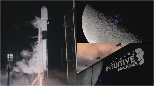 JAV erdvėlaivis pirmą kartą per daugiau nei pusę amžiaus sėkmingai užbaigė nusileidimo Mėnulyje misiją
