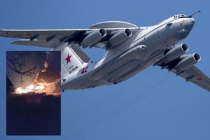 Skelbia – Ukraina numušė dar vieną ypatingai brangų Rusijos karinį lėktuvą