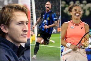 Pasaulio sporto savaitė: Italijos tenisininkės bei Slovėnijos dviratininko siurprizai ir nesikeičiantis kalnų slidinėjimo lyderis