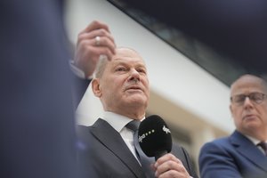 O. Scholzas: A. Navalną nužudė Rusijos režimas