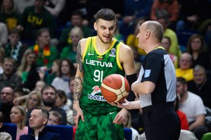 Lietuvos rinktinė Estijoje versis be D. Sirvydžio