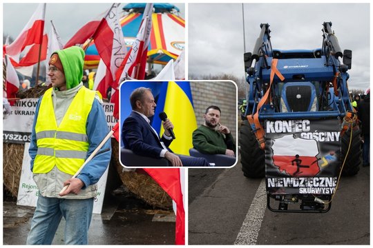  Lenkijos ūkininkų protestai.
