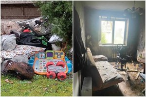 Kaunietė su trimis vaikais, kurių vienas su negalia, išgyveno košmarą: nebeturi kur gyventi