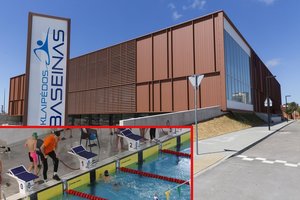 Defektų – už milijoną eurų: Klaipėdos baseinas irsta, statybų broko nematęs prižiūrėtojas bankrutuoja