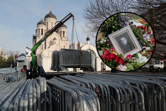 Maskvoje ruošiamasi A. Navalno laidotuvėms.