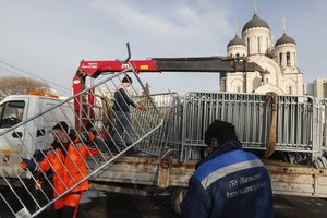A. Navalno komanda ragina žmones dalyvauti Kremliaus kritiko laidotuvėse