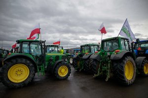 Ūkininkų blokados pasienyje su Lietuva organizatorius: po susitikimo su Lenkijos premjeru susitarimo kol kas nėra
